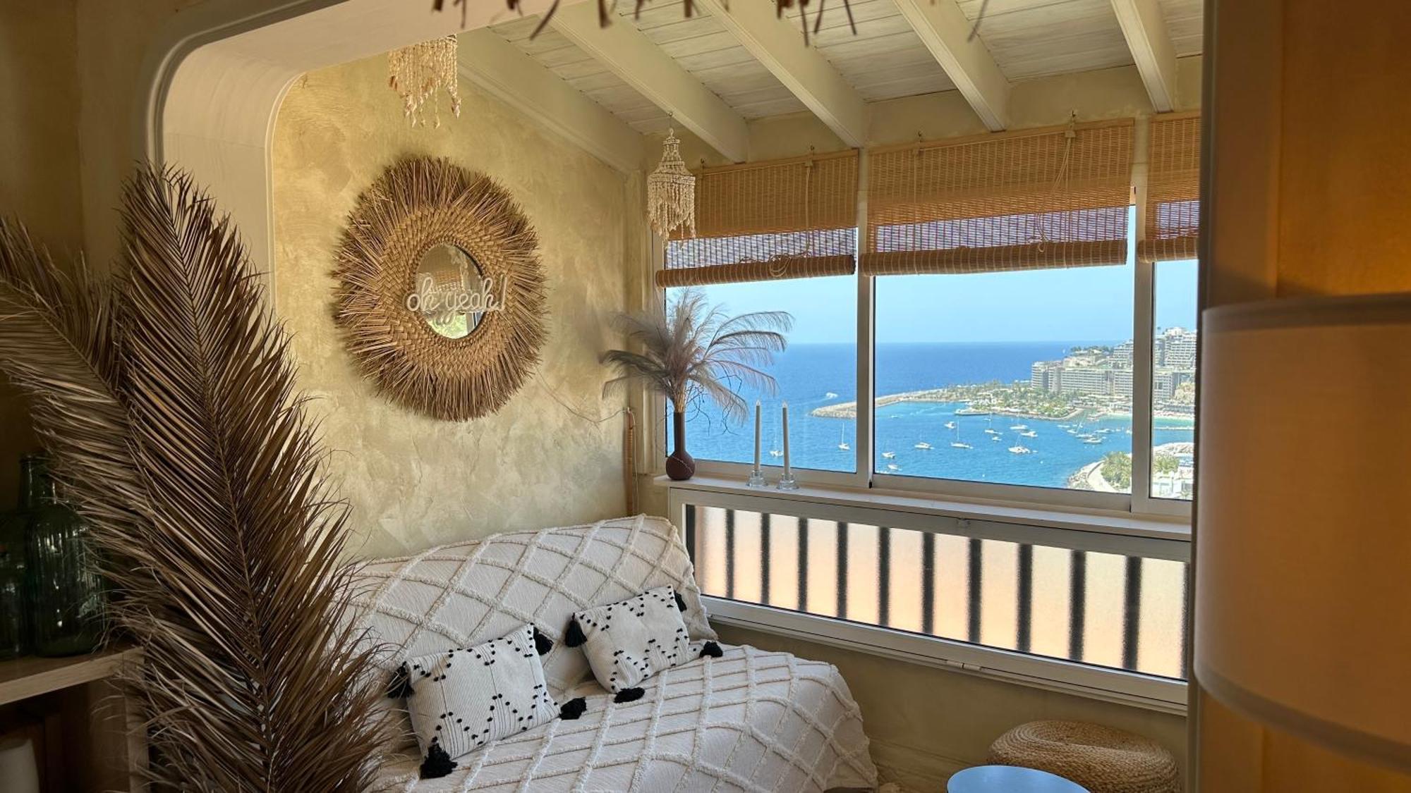 Boho Style Bungalow With Ocean View Mogán Exterior foto